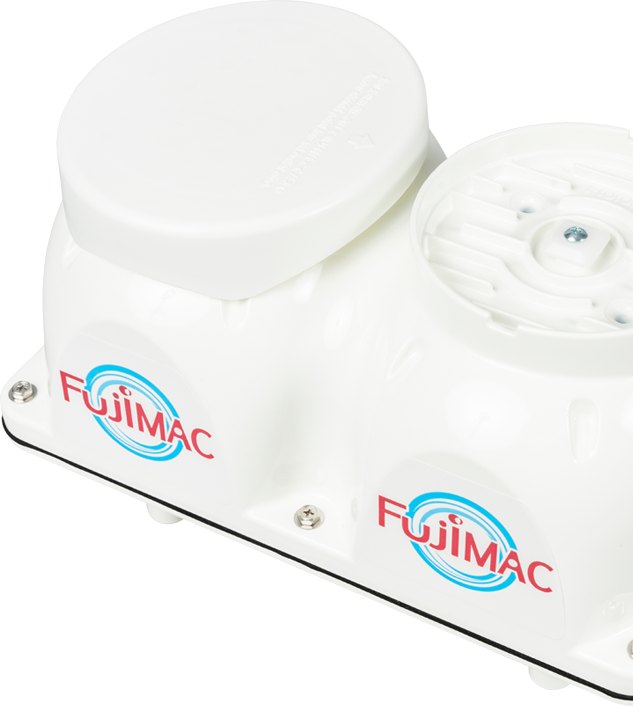 FujiMAC linear diaphragm air pump for sewage treatment systems